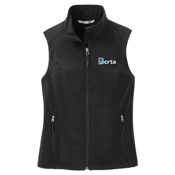 Embroidered BCRTA - Ladies Core Soft Shell Vest Thumbnail