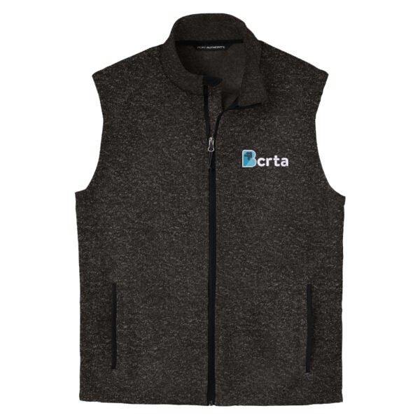 Embroidered BCRTA - Sweater Fleece Vest Thumbnail