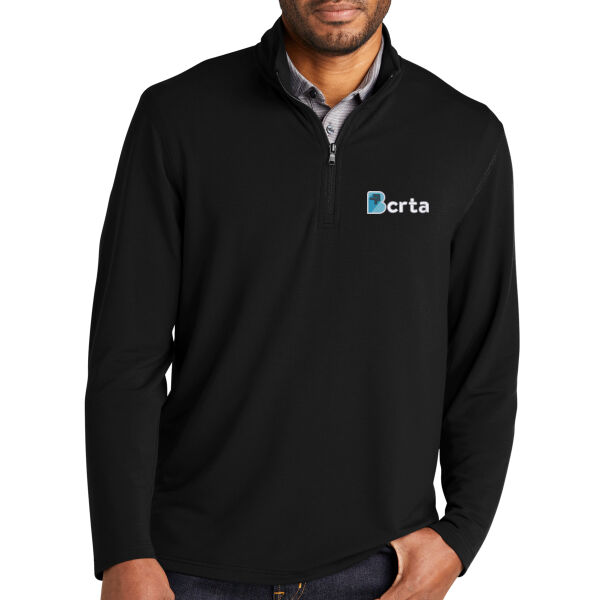 Embroidered BCRTA  - Microterry 1/4 Zip Pullover Thumbnail