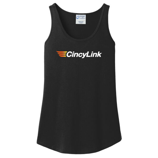 CincyLink Printed - Women's Core Cotton Tank Top Thumbnail