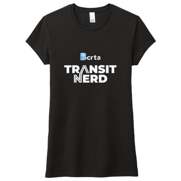 Transit Nerd Printed - Women's Fitted Perfect Tri ® Tee Thumbnail