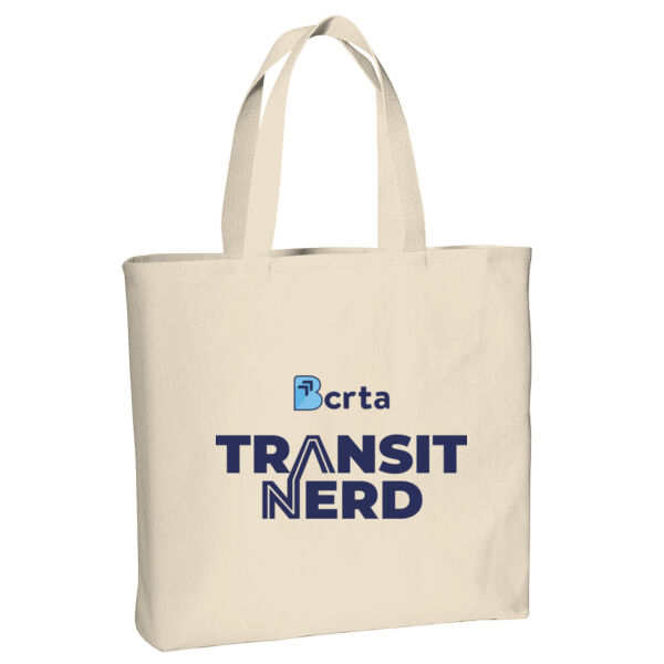 Transit Nerd Printed - Ideal Twill Convention Tote Thumbnail