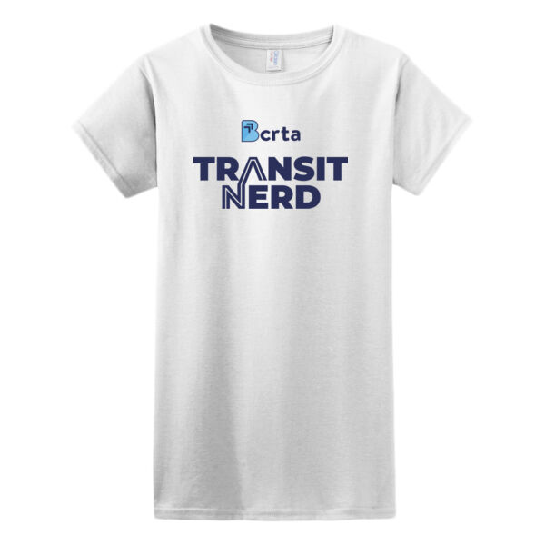Transit Nerd Printed - Softstyle ® Women's T Shirt Thumbnail
