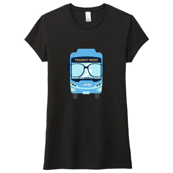 Transit Nerd Printed - Women's Fitted Perfect Tri ® Tee Thumbnail