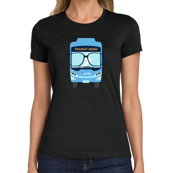 Transit Nerd Printed - Softstyle ® Women's T Shirt Thumbnail
