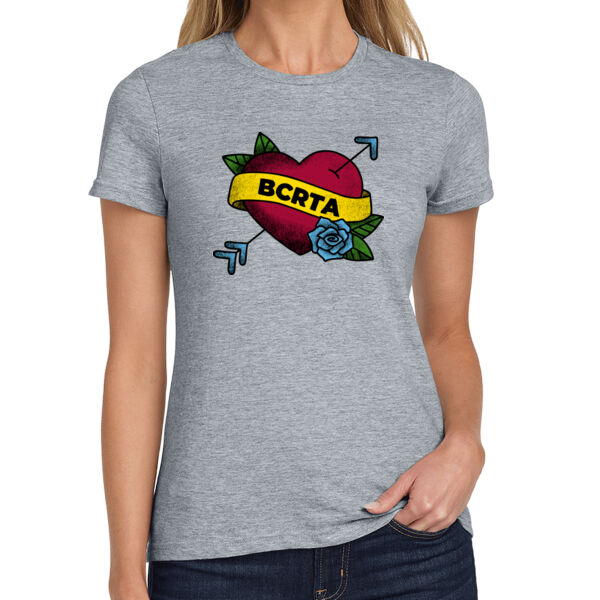 BCRTA Love Printed - Softstyle ® Women's T Shirt Thumbnail