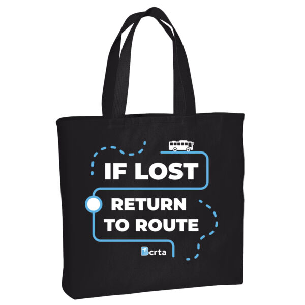 If Lost Return Printed - Ideal Twill Convention Tote Thumbnail
