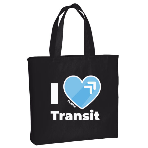 I Love Transit Printed - Ideal Twill Convention Tote Thumbnail
