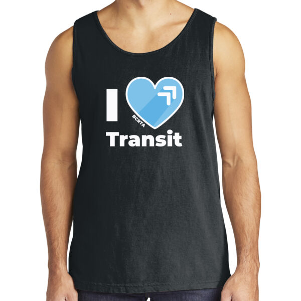 I Love Transit Printed - Heavyweight Ring Spun Tank Top Thumbnail