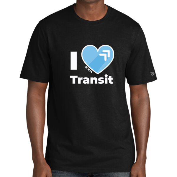I Love Transit Printed - Tri Blend Tee Thumbnail