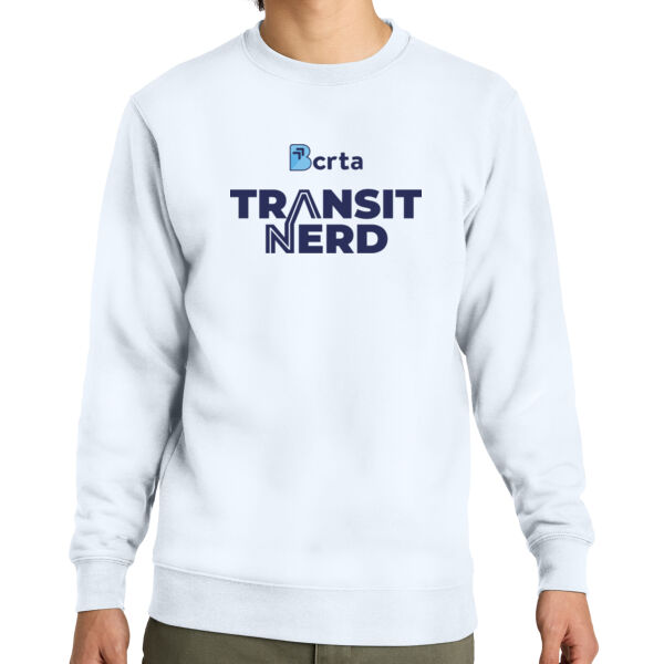 District Transit Nerd Printed - Fleece Crew Sweatshirt Thumbnail