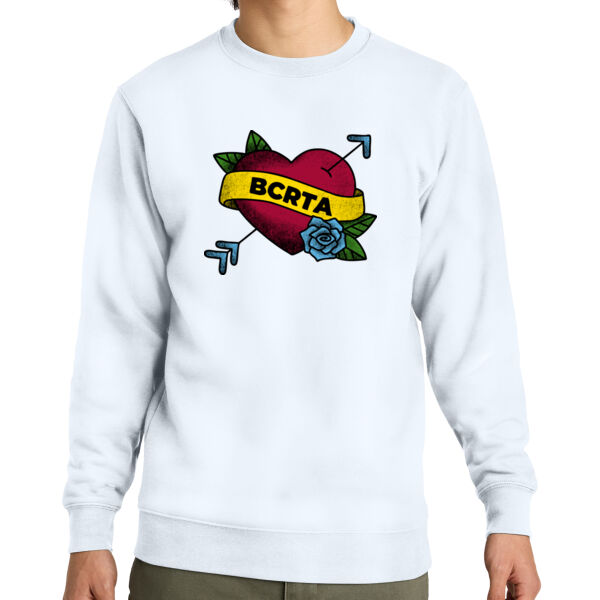 District BCRTA Love Printed- - Fleece Crew Sweatshirt Thumbnail